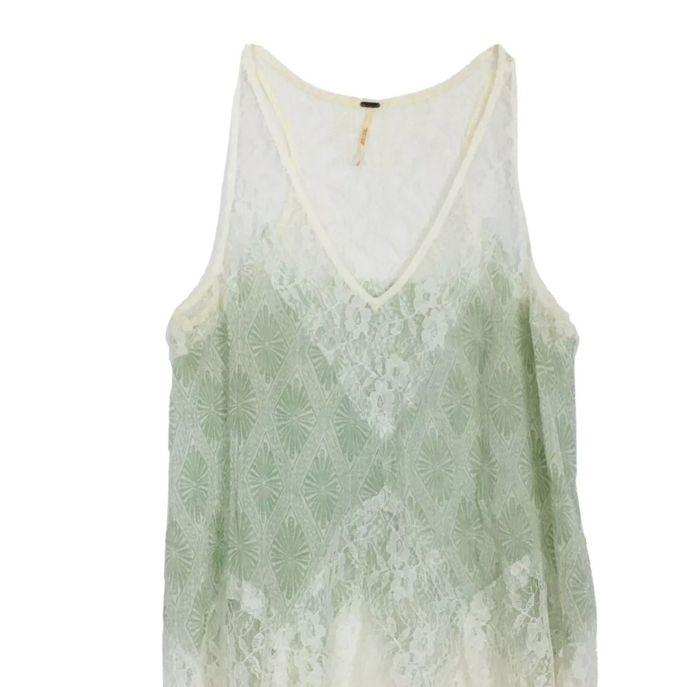 Free People Lace tank top Blouse size small - Picture 2 of 8